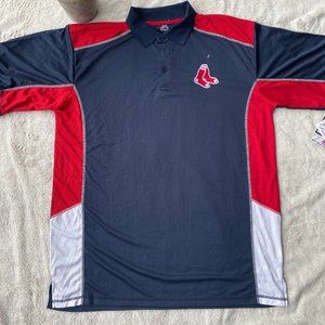 BOSTON RED SOX MAJESTIC POLO SZ XLT NWT